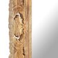 vidaXL Käsinveistetty peili ruskea 80x50 cm täysi mangopuu hinta ja tiedot | Peilit | hobbyhall.fi