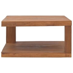 vidaXL Sohvapöytä 65x65x33 cm täysi tiikki hinta ja tiedot | Sohvapöydät | hobbyhall.fi