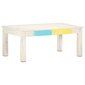 vidaXL Sohvapöytä valkoinen 110x60x45 cm täysi mangopuu hinta ja tiedot | Sohvapöydät | hobbyhall.fi