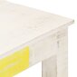 vidaXL Sohvapöytä valkoinen 110x60x45 cm täysi mangopuu hinta ja tiedot | Sohvapöydät | hobbyhall.fi