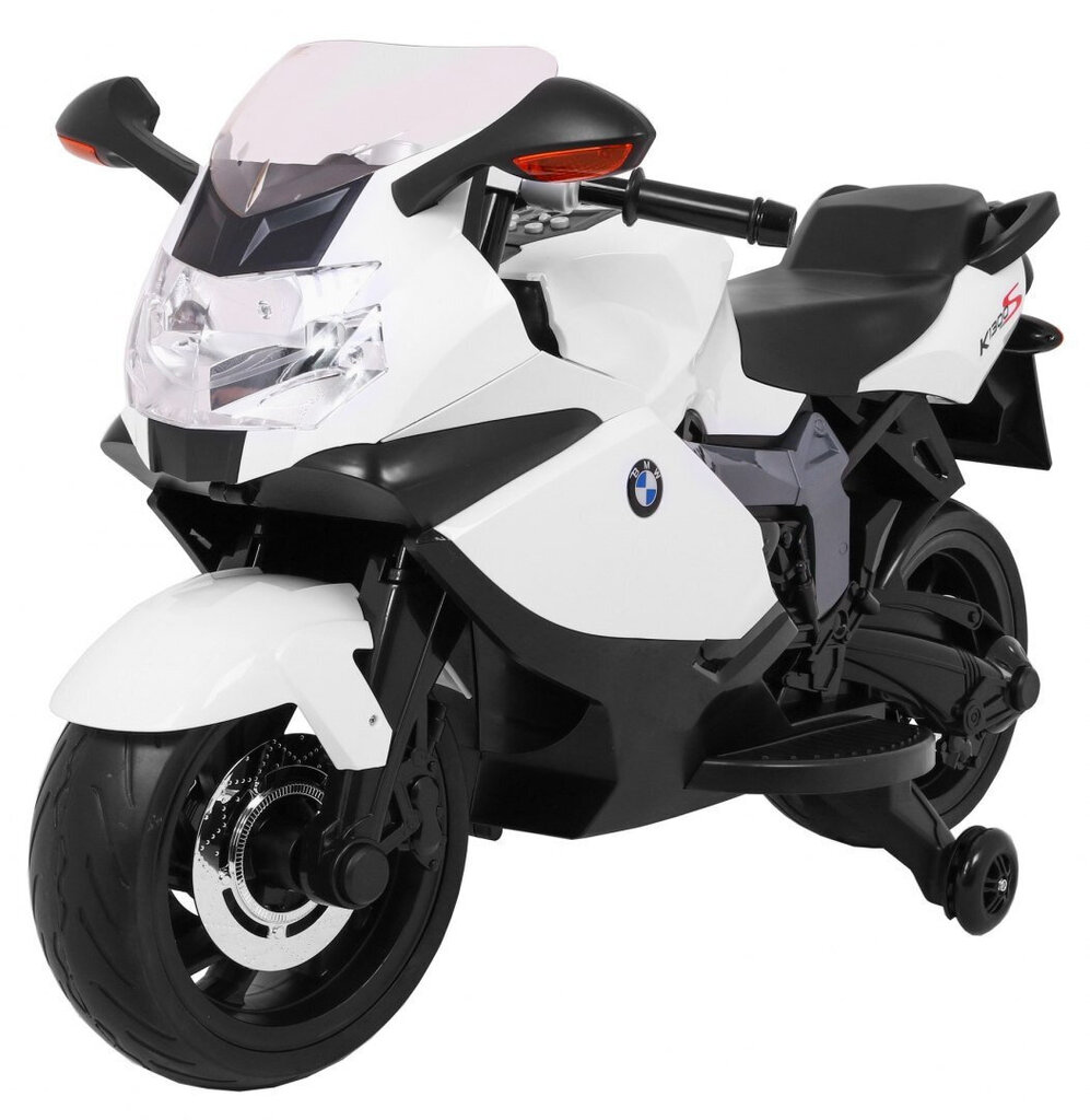 Sähkömoottoripyörä BMW K1300S, valkoinen hinta ja tiedot | Lasten sähköautot | hobbyhall.fi