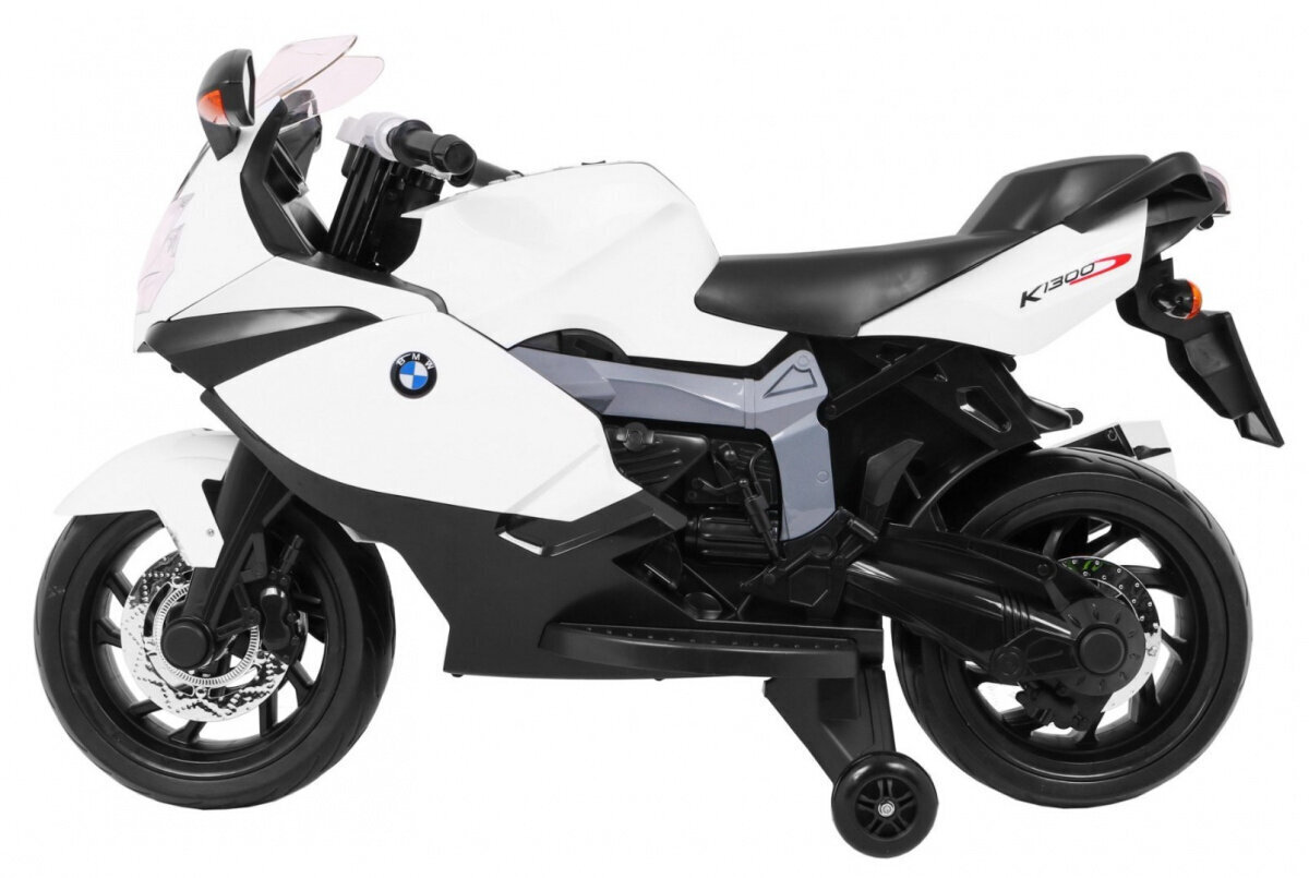 Sähkömoottoripyörä BMW K1300S, valkoinen hinta ja tiedot | Lasten sähköautot | hobbyhall.fi