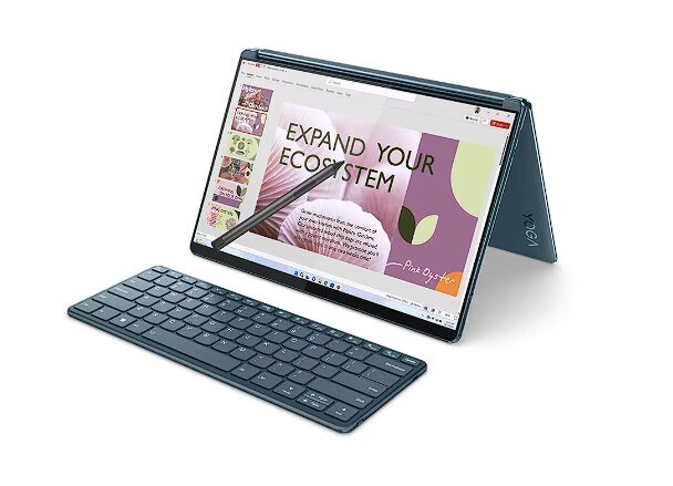 Lenovo Yoga Book 9 13IRU8 82YQ004MMH Tidal Teal hinta ja tiedot | Kannettavat tietokoneet | hobbyhall.fi