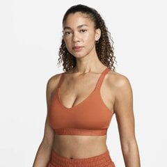 Nike naisten urheilurintaliivit INDY LGT, terrakotta hinta ja tiedot | Naisten urheiluvaatteet | hobbyhall.fi