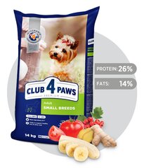 CLUB 4 PAWS Premium täysravinto pienille koirille, 14kg hinta ja tiedot | Koiran kuivaruoka | hobbyhall.fi