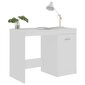 vidaXL Työpöytä valkoinen 100x50x76 cm lastulevy hinta ja tiedot | Tietokonepöydät ja työpöydät | hobbyhall.fi