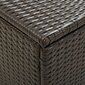 vidaXL Puutarhan säilytyslaatikko polyrottinki 200x50x60 cm ruskea hinta ja tiedot | Kompostorit ja jäteastiat | hobbyhall.fi