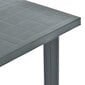vidaXL Puutarhapöytä vihreä 80x75x72 cm muovi hinta ja tiedot | Puutarhapöydät | hobbyhall.fi