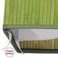 vidaXL Bambu pyykkikori 2 osiota vihreä 100 l hinta ja tiedot | Kylpyhuoneen sisustus | hobbyhall.fi