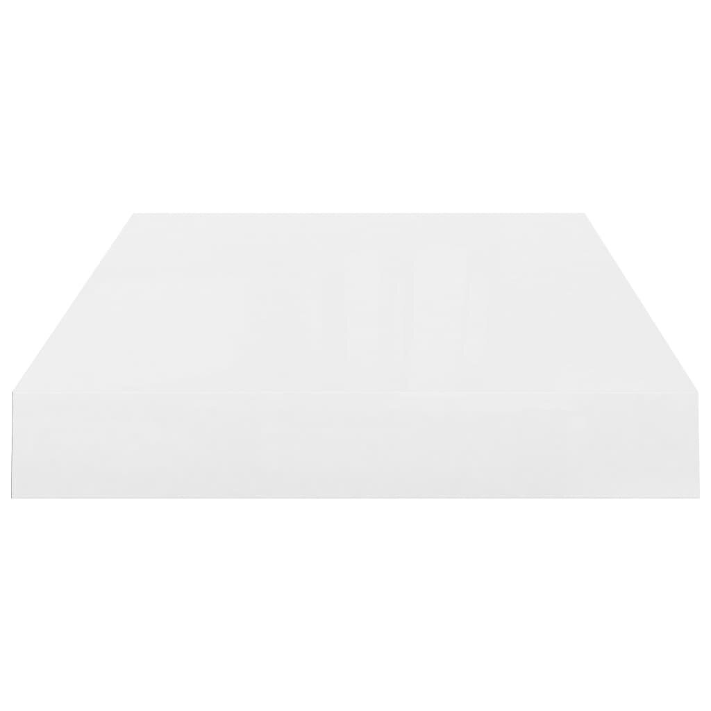 vidaXL Kelluvat seinähyllyt 4 kpl korkeakiilto valk. 40x23x3,8 cm MDF hinta ja tiedot | Hyllyt | hobbyhall.fi