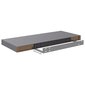 vidaXL Kelluvat seinähyllyt 4 kpl harmaa 60x23,5x3,8 cm MDF hinta ja tiedot | Hyllyt | hobbyhall.fi