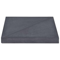 vidaXL Päivänvarjon aluspaino neliön muotoinen 15 kg musta graniitti hinta ja tiedot | Aurinkovarjot ja markiisit | hobbyhall.fi