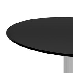 vidaXL Sohvapöytä musta 40 cm karkaistu lasi hinta ja tiedot | Sohvapöydät | hobbyhall.fi
