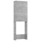 vidaXL Pesukonekaappi betoninharmaa 64x25,5x190 cm hinta ja tiedot | Kylpyhuonekaapit | hobbyhall.fi
