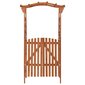 vidaXL Pergola portilla 116x40x204 cm täysi kuusi hinta ja tiedot | Puutarhakoristeet | hobbyhall.fi