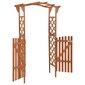 vidaXL Pergola portilla 116x40x204 cm täysi kuusi hinta ja tiedot | Puutarhakoristeet | hobbyhall.fi