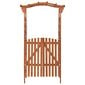 vidaXL Pergola portilla 116x40x204 cm täysi kuusi hinta ja tiedot | Puutarhakoristeet | hobbyhall.fi