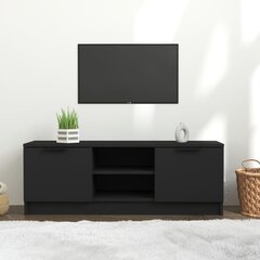 vidaXL TV-taso musta 102x35x36,5 cm tekninen puu hinta ja tiedot | TV-tasot | hobbyhall.fi