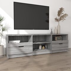 vidaXL TV-taso harmaa Sonoma 150x33,5x45 cm tekninen puu hinta ja tiedot | TV-tasot | hobbyhall.fi