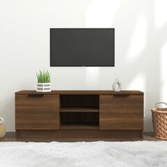 vidaXL TV-taso ruskea tammi 102x35x36,5 cm tekninen puu hinta ja tiedot | TV-tasot | hobbyhall.fi