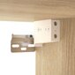 vidaXL Seinäkiinnitettävä kylpyhuoneen kaappi Sonoma-tammi 32x20x67 cm hinta ja tiedot | Kylpyhuonekaapit | hobbyhall.fi