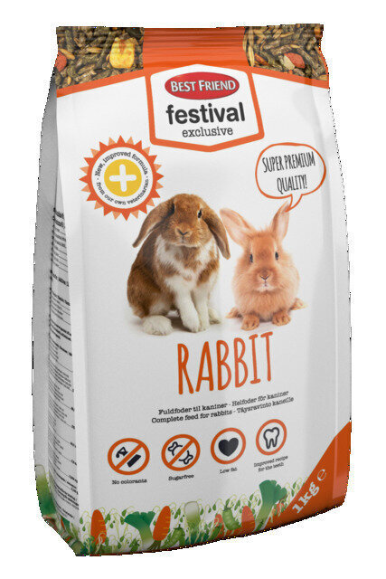 BF kaninruoka Festival Exclusive, 1 kg hinta ja tiedot | Pieneläinten ruoat | hobbyhall.fi