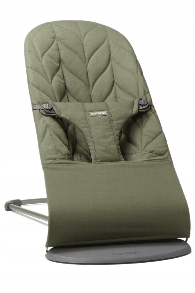 Sitteri BabyBjörn Bliss Woven/Petal, Dark green hinta ja tiedot | Sitterit | hobbyhall.fi