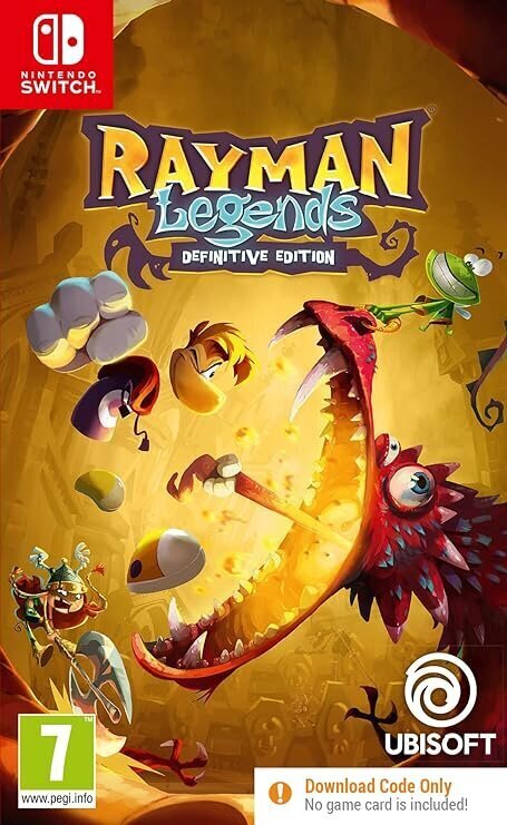 Rayman Legends Definitive Edition code Nintendo Switch hinta ja tiedot | Tietokone- ja konsolipelit | hobbyhall.fi