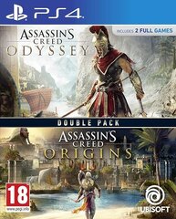 Assassin's Creed Origins Odyssey Double Pack PS4 hinta ja tiedot | Tietokone- ja konsolipelit | hobbyhall.fi
