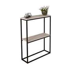 ADRK Furniture Mason konsolipöytä, musta/valkoinen hinta ja tiedot | Sivupöydät | hobbyhall.fi