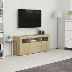 vidaXL TV-taso Sonoma-tammi 120x30x50 cm lastulevy hinta ja tiedot | TV-tasot | hobbyhall.fi