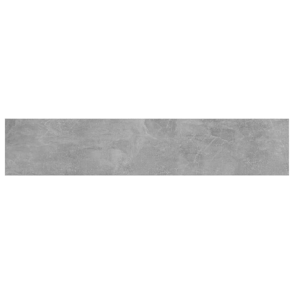 vidaXL Kirjahyllytasot 4 kpl betoninharmaa 100x20x1,5 cm lastulevy hinta ja tiedot | Hyllyt | hobbyhall.fi
