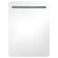 vidaXL LED kylpyhuoneen peilikaappi kiiltävä valkoinen 60x11x80 cm hinta ja tiedot | Kylpyhuonekaapit | hobbyhall.fi
