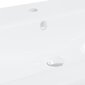 vidaXL Sisäänrakennettu pesuallas hanalla 101x39x18cm keraamikka valk. hinta ja tiedot | Pesualtaat | hobbyhall.fi