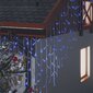 vidaXL LED-valonauhaverho jääpuikot 10 m 400 LEDiä sininen 8 toimintoa hinta ja tiedot | Jouluvalot | hobbyhall.fi