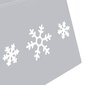 vidaXL Joulukuusen helma hopea ja valkoinen Ø68x25 cm hinta ja tiedot | Joulukuuset ja kranssit | hobbyhall.fi