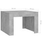 vidaXL Sohvapöytä betoninharmaa 50x50x35 cm lastulevy hinta ja tiedot | Sohvapöydät | hobbyhall.fi