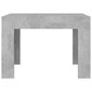 vidaXL Sohvapöytä betoninharmaa 50x50x35 cm lastulevy hinta ja tiedot | Sohvapöydät | hobbyhall.fi