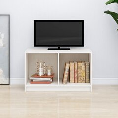vidaXL TV-taso valkoinen 70x33x42 cm täysi mänty hinta ja tiedot | TV-tasot | hobbyhall.fi