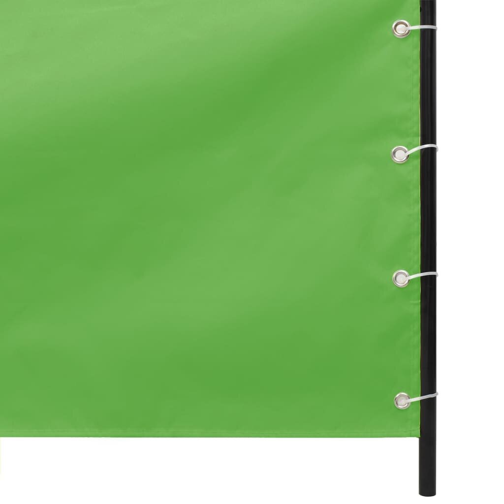 vidaXL Parvekkeen suoja vaaleanvihreä 120x240 cm Oxford kangas hinta ja tiedot | Aurinkovarjot ja markiisit | hobbyhall.fi
