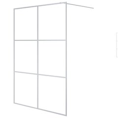 vidaXL Walk-in suihkuseinäke hopea 140x195 cm kirkas ESG-lasi hinta ja tiedot | Suihkuseinät ja -ovet | hobbyhall.fi