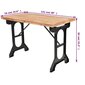vidaXL Ruokapöytä 122x65x82 cm kuusipuinen pöytälevy hinta ja tiedot | Ruokapöydät | hobbyhall.fi