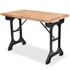 vidaXL Ruokapöytä 122x65x82 cm kuusipuinen pöytälevy hinta ja tiedot | Ruokapöydät | hobbyhall.fi