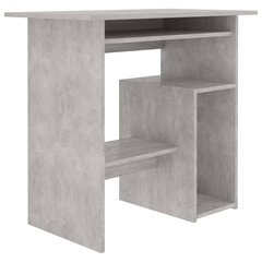 vidaXL Työpöytä betoninharmaa 80x45x74 cm lastulevy hinta ja tiedot | Tietokonepöydät ja työpöydät | hobbyhall.fi