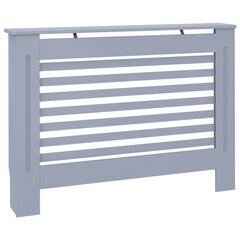 vidaXL Lämpöpatterin suoja antrasiitti 112x19x81,5 cm MDF hinta ja tiedot | Takka- ja uunitarvikkeet | hobbyhall.fi