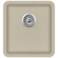 vidaXL Keittiön pesuallas graniitti beige hinta ja tiedot | Keittiöaltaat | hobbyhall.fi