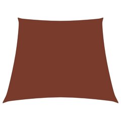 vidaXL Aurinkopurje Oxford-kangas puolisuunnikas 3/5x4 m terrakotta hinta ja tiedot | Aurinkovarjot ja markiisit | hobbyhall.fi