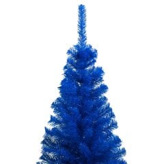 vidaXL Tekojoulukuusi palloilla esivalaistu sininen 210 cm PVC hinta ja tiedot | Joulukuuset ja kranssit | hobbyhall.fi