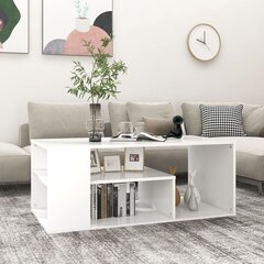 vidaXL Sohvapöytä valkoinen 100x50x40 cm lastulevy hinta ja tiedot | Sohvapöydät | hobbyhall.fi