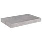 vidaXL Kelluvat seinähyllyt 4 kpl betoninharmaa 40x23x3,8 cm MDF hinta ja tiedot | Hyllyt | hobbyhall.fi